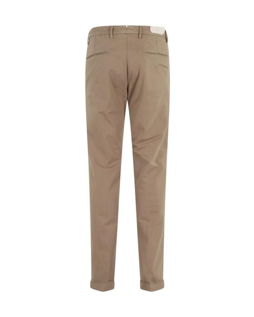 Briglia 1949 Natural Cuffed Trousers for men
