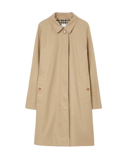 Burberry Natural Camden Heritage Cotton Trench Coat