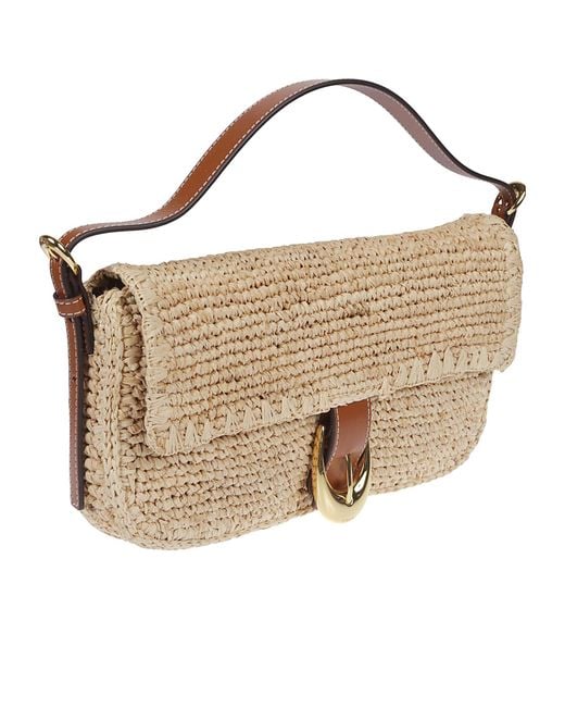 Staud White Harlow Shoulder Bag