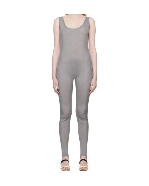 RECTO. Gray Footed Jumpsuit