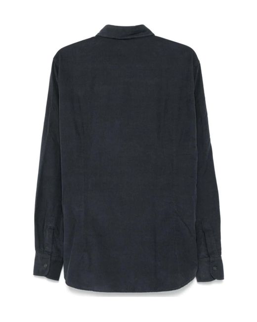 Peserico Blue Corduroy Shirt for men