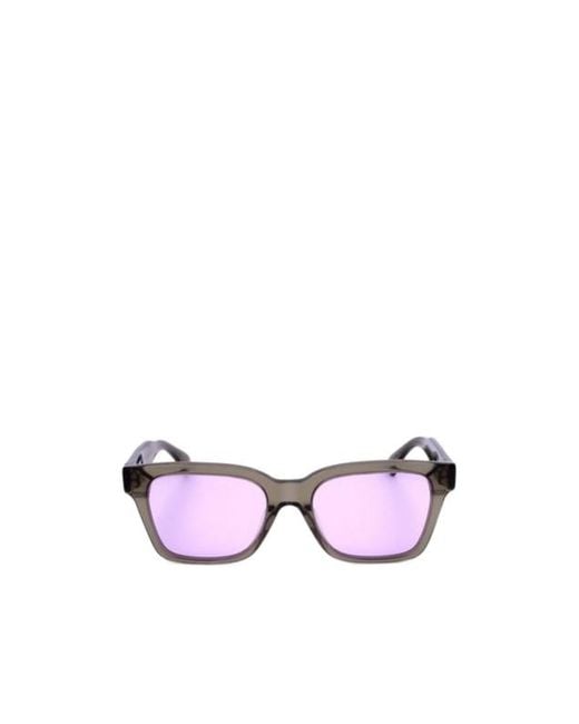Retrosuperfuture Pink America Square Frame Sunglasses for men