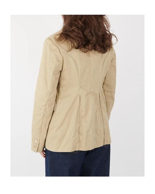 Comme des Garçons Natural Long-Sleeved Suit Jacket