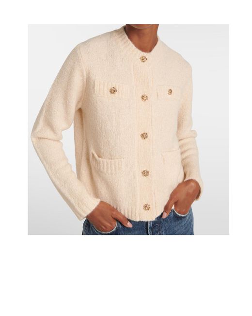 Jardin Des Orangers Natural Cashmere-Blend Cardigan