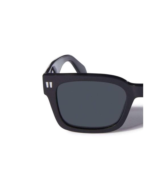 Off-White c/o Virgil Abloh White Midland Square Frame Sunglasses for men