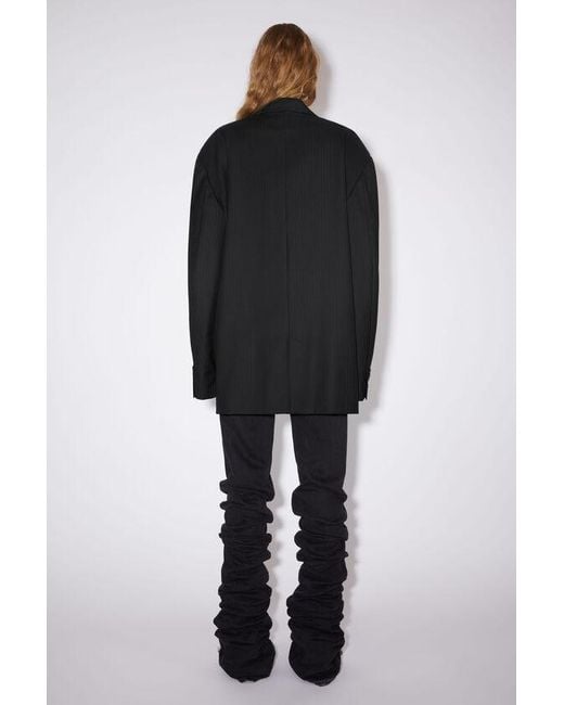 Acne Black Deconstructed Jacket