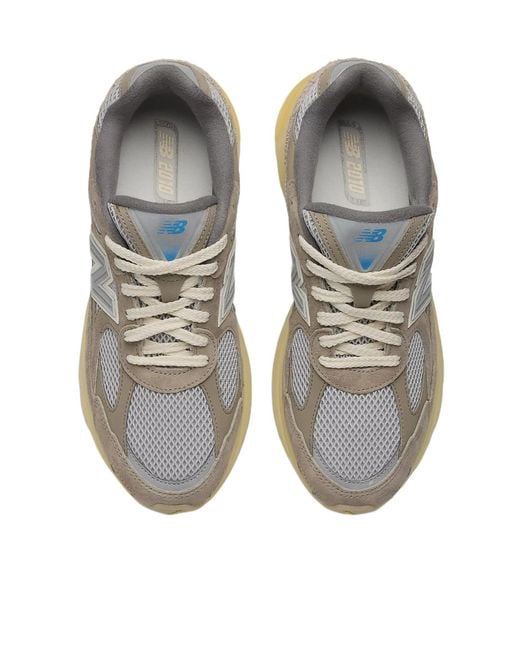 New Balance Gray 2010 Lace-Up Sneakers for men