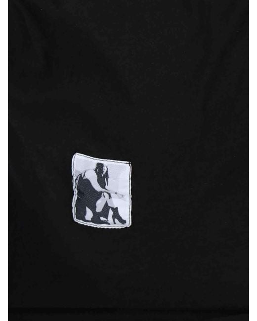 Rick Owens Black Level Strapped T-Shirt for men
