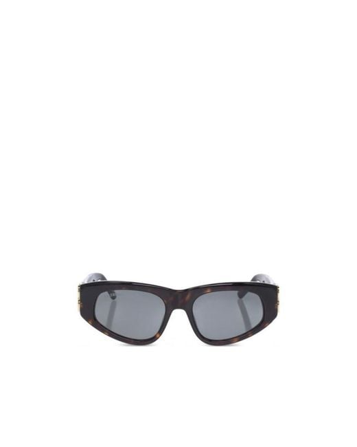 Balenciaga White Eyewear Dynasty D-Frame Sunglasses