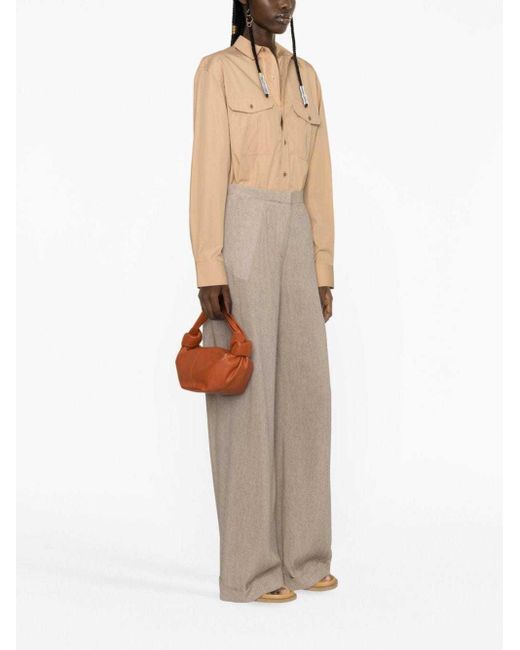 Wardrobe NYC Natural Oversize Cotton Shirt