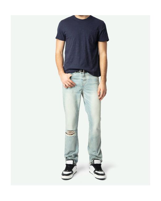 Zadig & Voltaire Blue John Jeans for men