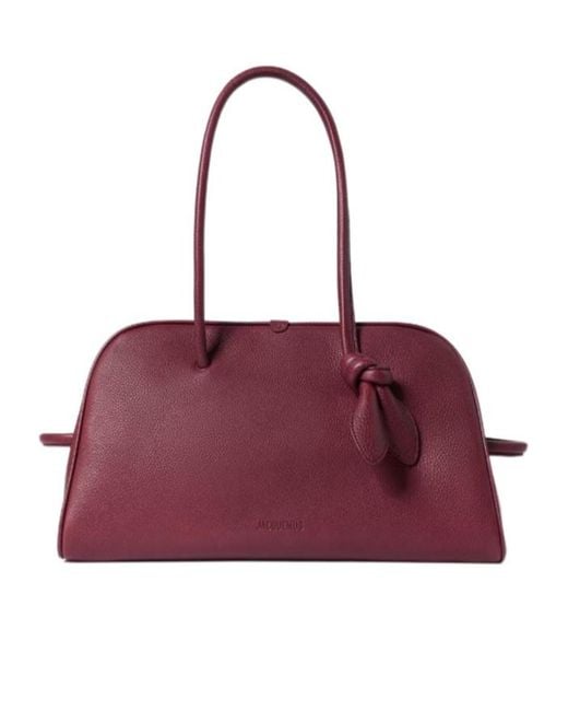Jacquemus Purple The Turismo Soft Bowling Bag