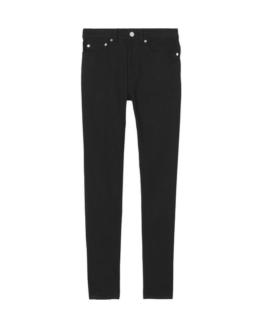 Burberry Black Mid-Rise Skinny Jeans