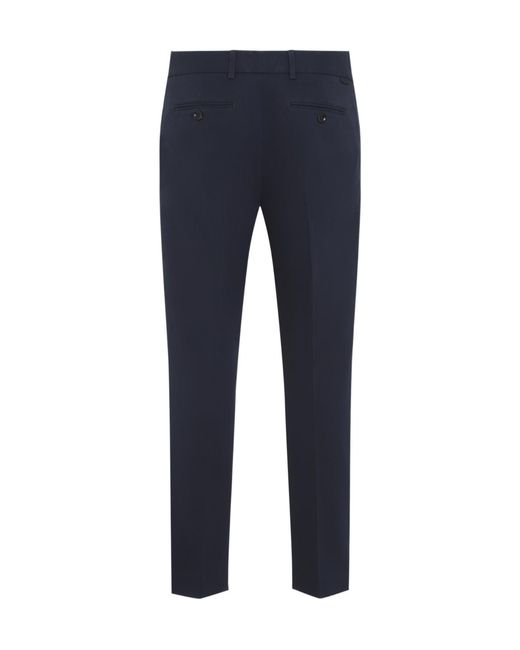 Tom Ford Blue Belt-Loop Trousers for men