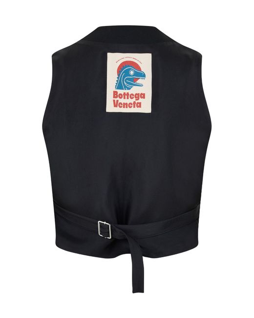 Bottega Veneta Blue Wool Gilet