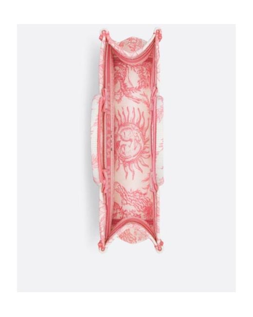 Dior Pink Iviera East-West Book Tote
