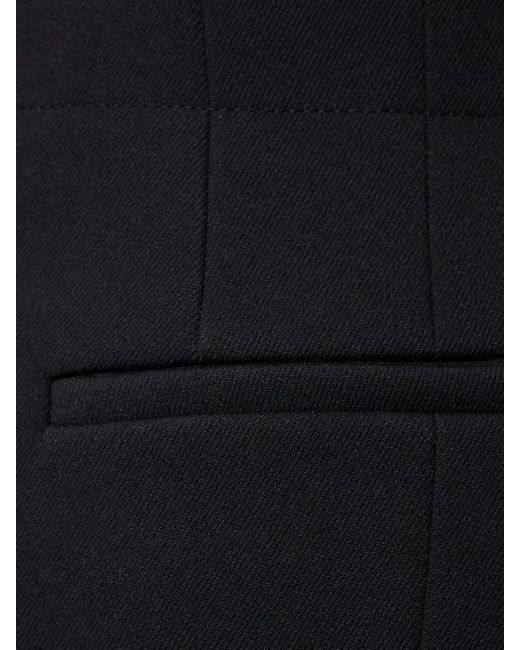 Jonathan Simkhai Black Kenna High Rise Straight Pants