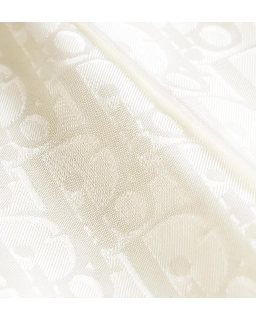 Dior White Pleated Miniskirt