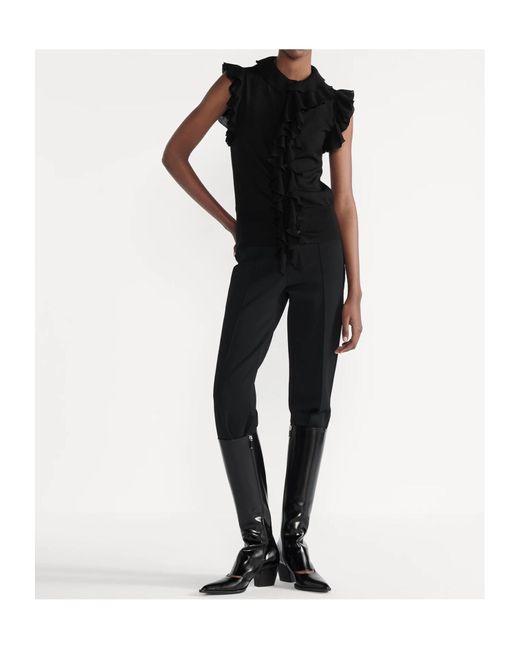 Dior Black Fitted Stirrup Pants