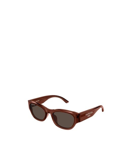 Balenciaga Brown Eyewear Cat-Eye Frame Sunglasses