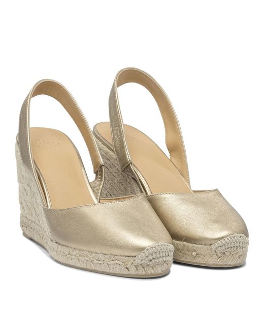 Castaner Natural "Carissa 90Mm" High Espadrilles