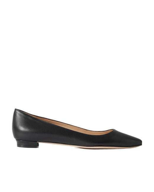Manolo Blahnik Brown Bb Pointed Flat Shoes