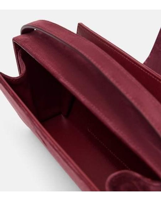 Magda Butrym Red Apolonia Suede Clutch