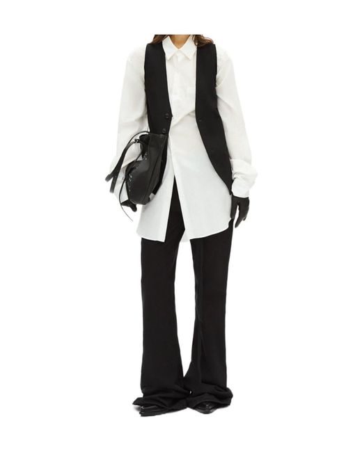 Ann Demeulemeester White Toos Slim-Fit Jeans
