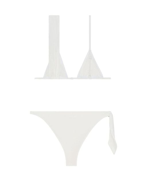 Courreges White Scarf Bikini
