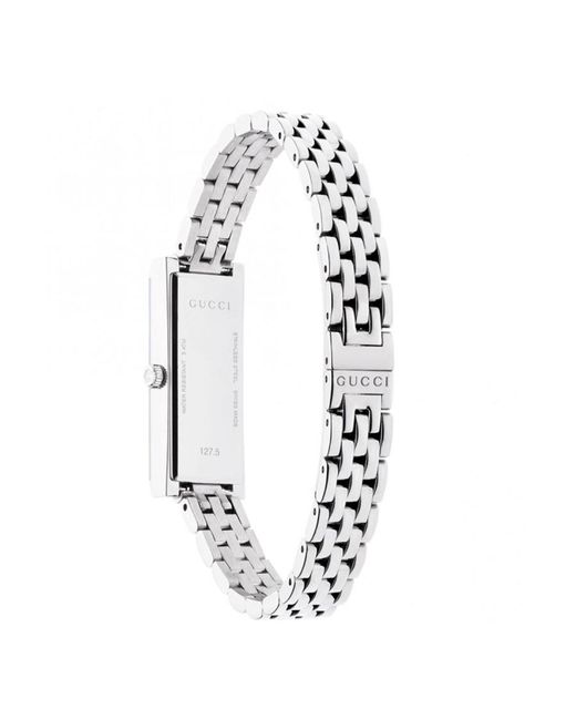 Gucci White Logo Watch