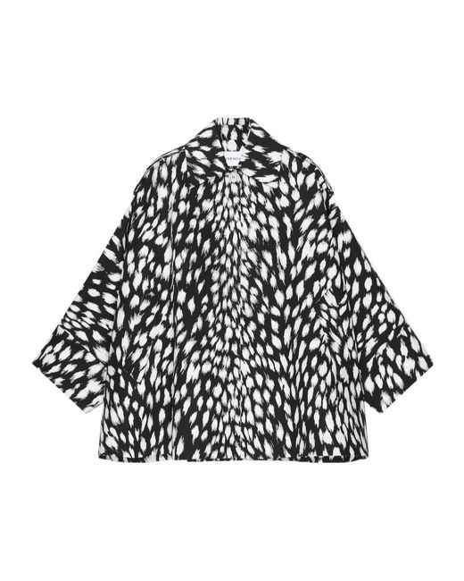 Givenchy Black Cocoon Collared Short Coat