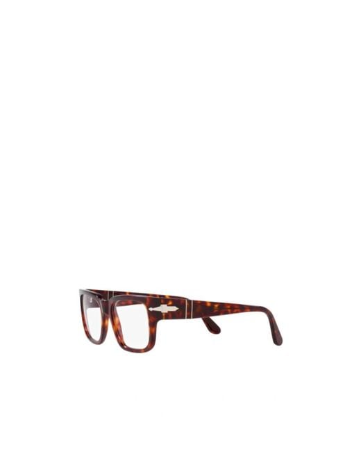Persol White Rectangle-Frame Glasses for men