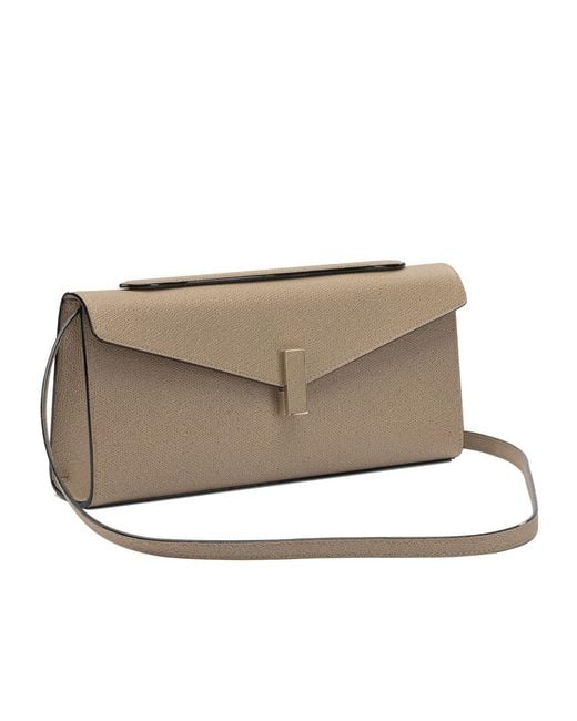 Valextra Natural Iside Clutch Bag