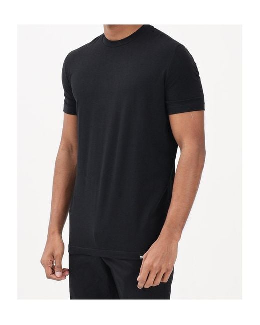 DSquared² Black Crew-Neck Short-Sleeve T-Shirt for men