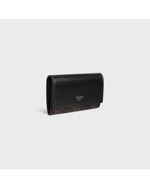 Céline Black Snap Wallet for men
