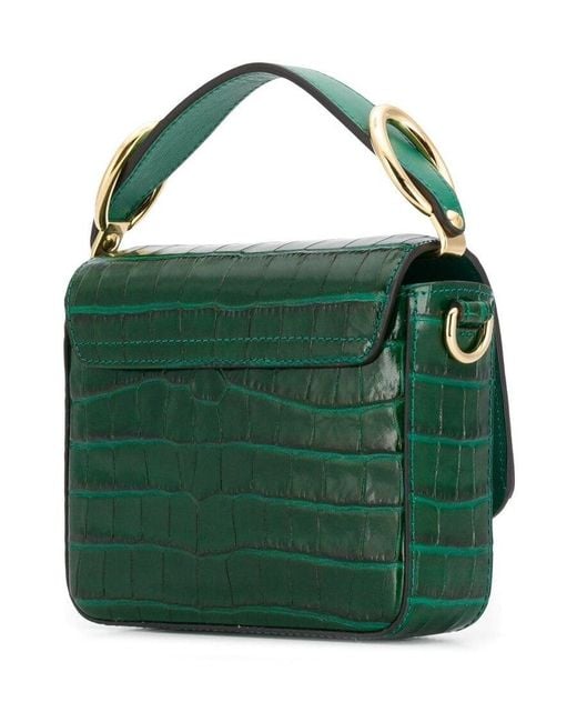 Chloé Green Chloé C Mini Crossbody Bag