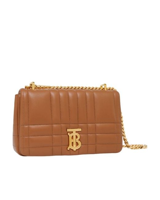 Burberry Brown Tb Plaque Small Lola Shoulder Bag