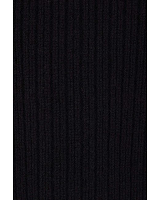 Rick Owens Blue High-Neck Sweater for men
