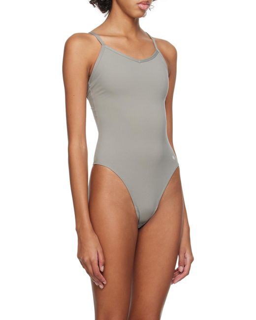 Anine Bing Gray V-Neck Jumpsuit