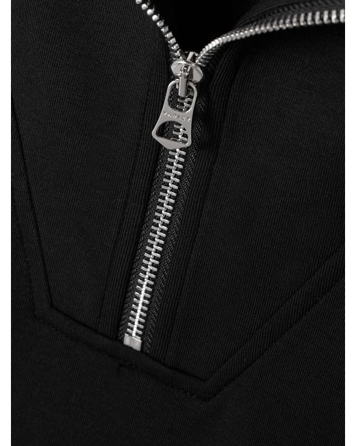 Varley Black Hawley Zip-Up Sweatshirt