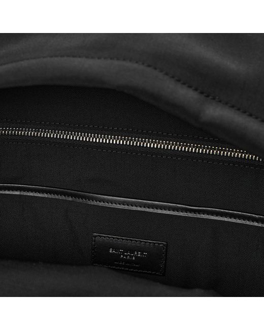 Saint Laurent Black Simple Backpack for men