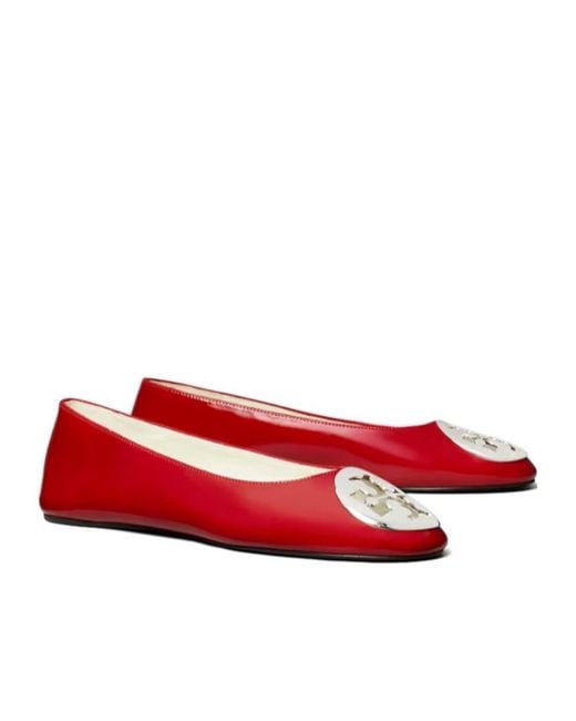 Tory Burch Red Reve Ballet Shoes