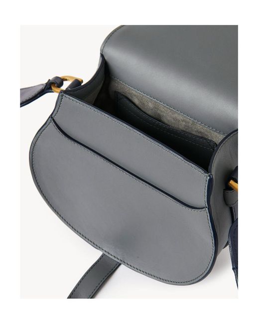 Chloé Gray Shoulder-Strap-Detailing Shoulder Bag