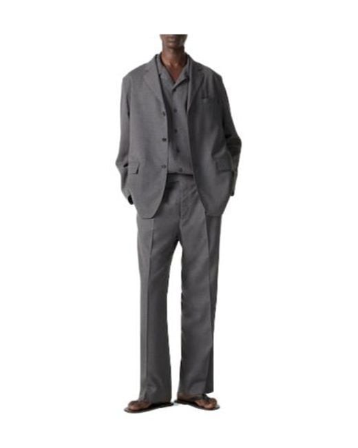 Auralee Gray Oversized Blazer for men