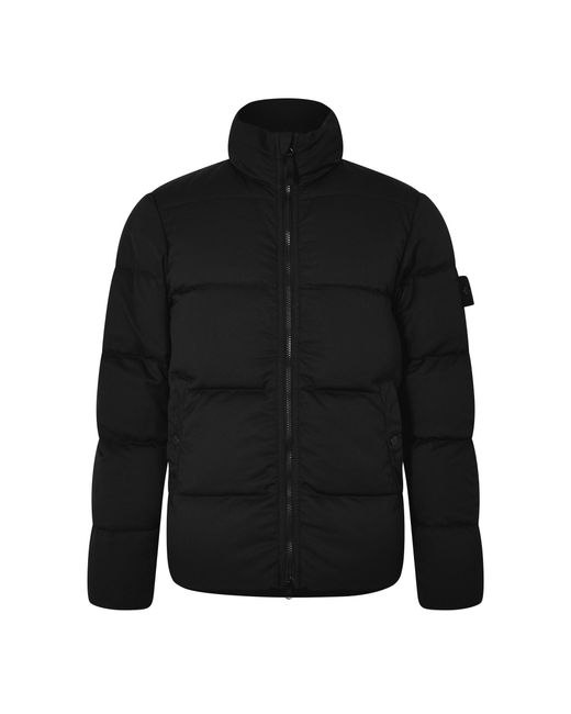 Stone Island Black Ghost Down Puffer Jacket for men