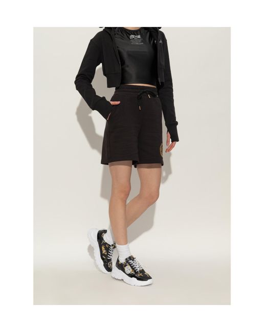 Versace Jeans Black Couture Baroque Print Sneakers