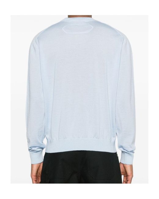 Jacquemus Blue Logo-Embroidered Top for men