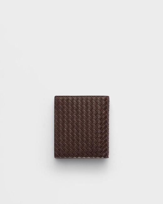 Prada Brown Minuteria Woven Wallet for men