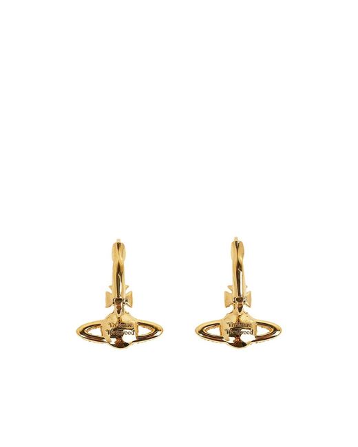 Vivienne Westwood Metallic Bas-Relief Earrings
