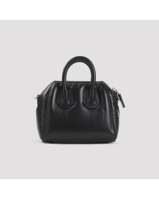 Givenchy Black Mini Antigona Leather Tote Bag